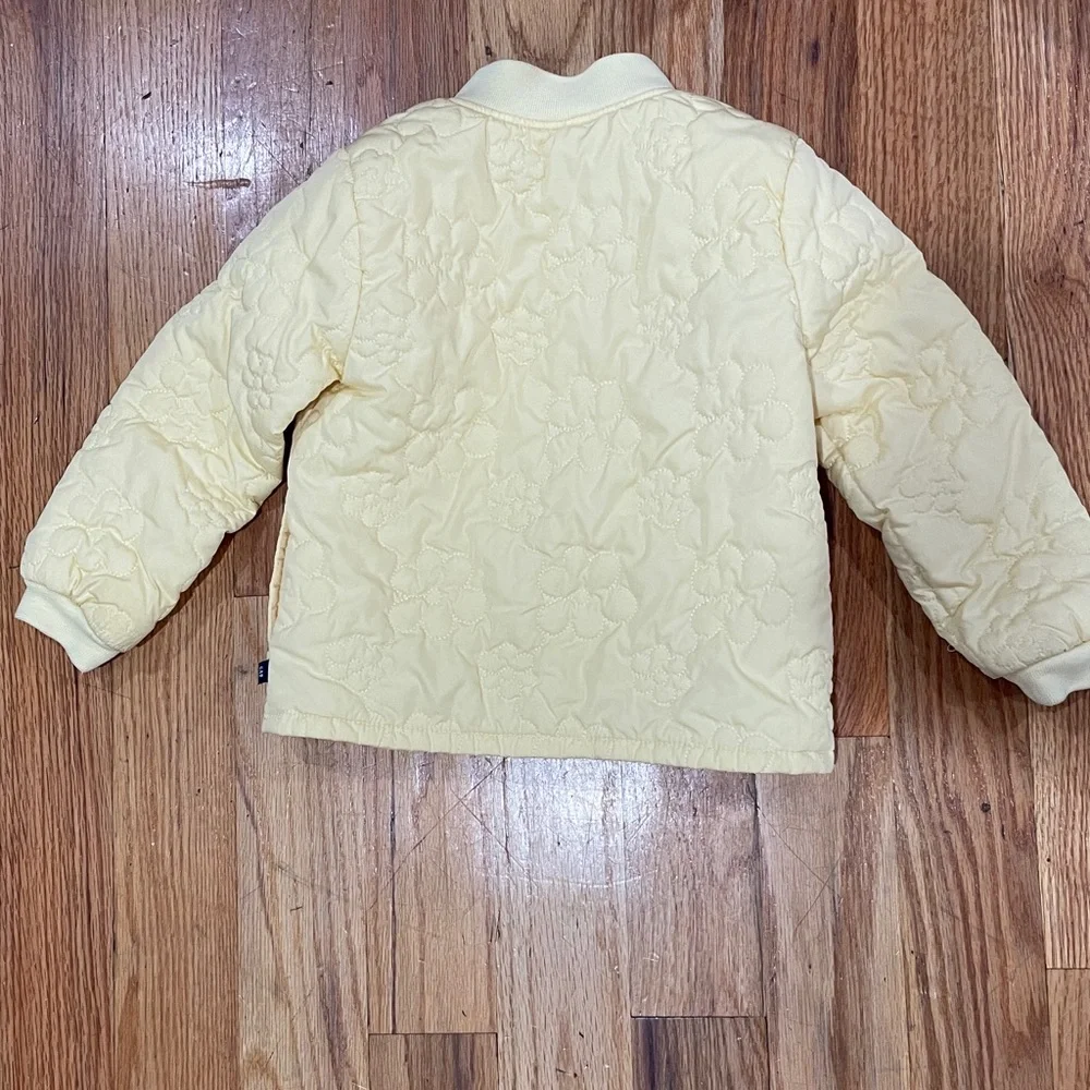 GAP Light Yellow Kids Puffer Jacket 5